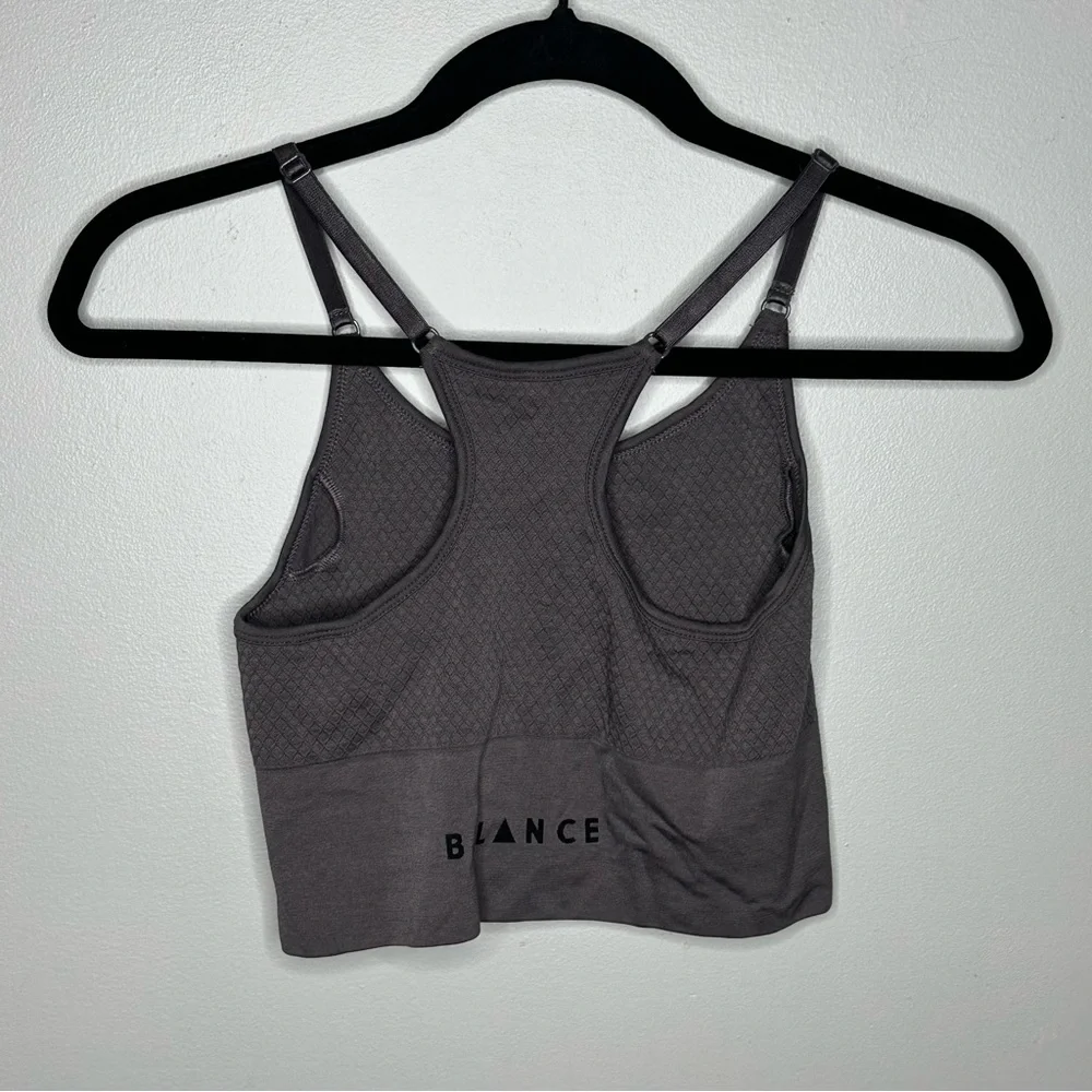 Balance Athletica Quartz Seamless Bra in Graphite